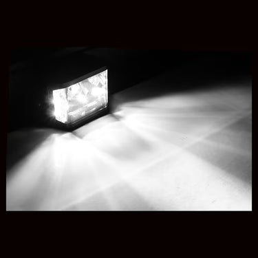 Lampa robocza LED SKYLED DARK ILLUSION FLASH QF70F 10-30V 70W z światłem ostrzegawczym R65