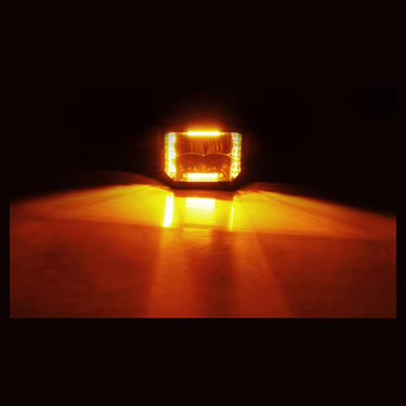 Lampa robocza LED SKYLED DARK ILLUSION FLASH QF70F 10-30V 70W z światłem ostrzegawczym R65