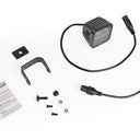 Lampa robocza SKYLED DARK ILLUSION QP40F 10-30V 40W z białym i pomarańczowym światłem pozycyjnym