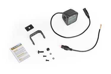 Lampa robocza SKYLED DARK ILLUSION QP40F 10-30V 40W z białym i pomarańczowym światłem pozycyjnym