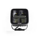 Lampa robocza SKYLED DARK ILLUSION QP40F 10-30V 40W z białym i pomarańczowym światłem pozycyjnym