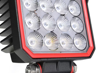 Lampa robocza SKYLED RED LINE kwadratowa 48W, 16 LED, 10-32V, 4320 Lm, IP67/69K, światło rozproszone, ADR