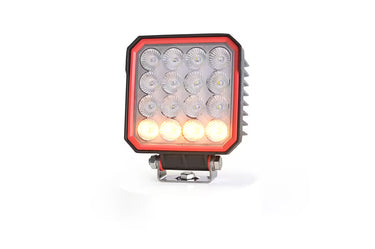 Lampa robocza SKYLED RED LINE kwadratowa 48W, 16 LED, 10-32V, 4320 Lm, IP67/69K, światło rozproszone, ADR