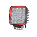 Lampa robocza SKYLED RED LINE kwadratowa 48W, 16 LED, 10-32V, 4320 Lm, IP67/69K, światło rozproszone, ADR