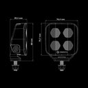 Lampa robocza UNITY EDGE STRANDS 20W 10-36V rozproszona 2010 lm