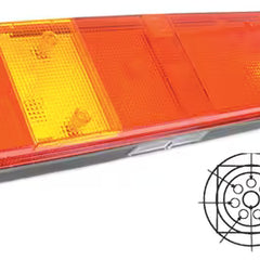 Lampa tylna Hella MAN L/M/F2000 od 1994
