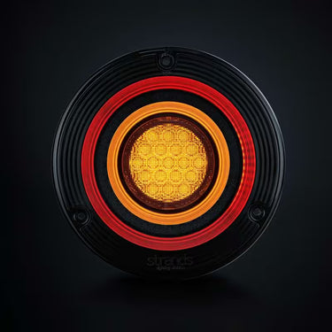 Lampa tylna okrągła STRANDS FOR9T ORBI - pozycja/stop/kierunkowskaz
