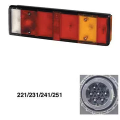 Lampa Tylna Prawa Daf Cf65/75/85 01 ->, Xf95 01/97 -> 09/02 ->  Man Tga 99 ->