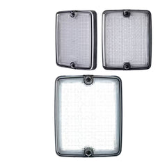 Lampa tylna prostokątna LEDSON Breeze X2 Retro - Cofania (przezroczysty klosz)