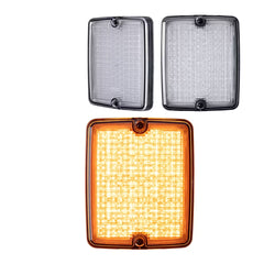 Lampa tylna prostokątna LEDSON Breeze X2 Retro z kierunkowskazem dynamicznym (klosz przezroczysty)