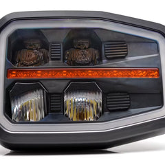 Lampa zespolona pługowa lewa LED W188D (światło drogowe, mijania, pozycyjna, kierunkowskaz, DRL)