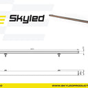 Listwa ostrzegawcza LED SKYLED MONIT 1032mm dynamiczna R65