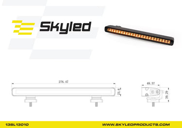 Listwa ostrzegawcza LED SKYLED MONIT 276mm dynamiczna R65