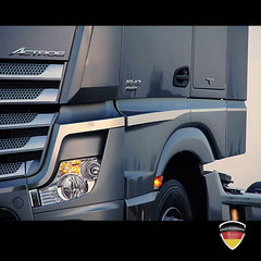 Listwy ozdobne kontur na grill i drzwi MB ACTROS MP4 (szer. 2500 mm)