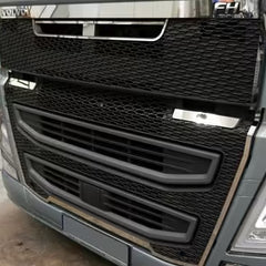 Listwy ozdobne na grill obrzeże, 12 części; Volvo FH4 >2013