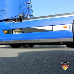 Listwy ozdobne na osłony międzyosiowe Volvo FH4 >2013 rozstaw 3700mm