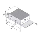 Lodówka sprężarkowa 35L Vitrifrigo BRK35 szufladowa 12/24V pod łóżkiem