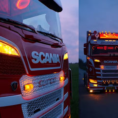 Moduł LED pozycyjny pomarańczowy do reflektorów Scania R/S 2016-2022