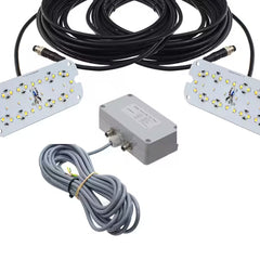 Moduły LED do świateł Talmu 24V - białe zimne/pomarańczowe + stroboskopowe (para)