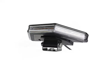 Narożna lampa ostrzegawcza SKYLED 196x104 mm, stroboskop, pomarańczowe światło, 18 LED, R10, R65, IP67