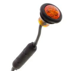 Okrągłe światło obrysowe LED pomarańczowe 12/24V