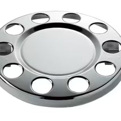 Osłona na felgę 22,5" ze stali nierdzewnej, zamknięty środek, 10 otworów, PCD 335mm