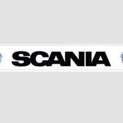 Osłona przeciwbłotna/fartuch SCANIA 2380x350mm czarny napis z herbem