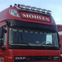 Osłona przeciwsłoneczna DAF XF 105/106 Super Space Cab, wersja głęboka 5mm