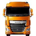 Osłona przeciwsłoneczna DAF XF 95/105/106 do 2016, kabina Space Cab, z zestawem montażowym