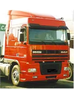 Osłona przeciwsłoneczna DAF XF 95/105/106 do 2016, kabina Space Cab, z zestawem montażowym