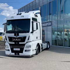 Osłona przeciwsłoneczna MAN TGX/TGA kabina XXL na 2 reflektory Jumbo z zestawem montażowym