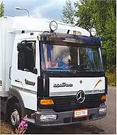 Osłona przeciwsłoneczna MB Atego I/Axor I, kabina standard bez lusterka