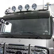 Osłona przeciwsłoneczna Mercedes-Benz Actros MP2 MegaSpace z lusterkiem