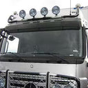 Osłona przeciwsłoneczna Mercedes-Benz Actros MP2 MegaSpace z lusterkiem