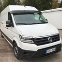 Osłona przeciwsłoneczna na przednią szybę VW Crafter/MAN TGE 2017- z zestawem montażowym