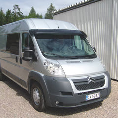Osłona przeciwsłoneczna na przednią szyby Citroen Jumper, Fiat Ducato, Peugeot Boxer, Opel Movano, Toyota Proace Max z zestawem montażowym