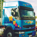 Osłona przeciwsłoneczna RENAULT Privilege bez lusterka, Premium kabina niska