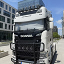 Osłona przeciwsłoneczna TruckKing SCANIA NG S&R 2016+, Radius 39 cm, z zestawem montażowym