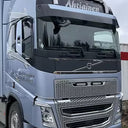 Osłona przeciwsłoneczna VOLVO FH4/FH5/FM4/FH AERO głęboka 70mm z zestawem montażowym