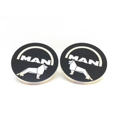 Oświetlane logo LED MAN 24V zimna biel (para)