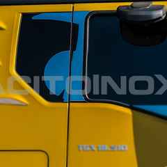 Ozdobne listwy ze stali nierdzewnej do okien MAN TGX 2020+