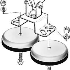 Podstawa magnetyczna do lamp roboczych Hella
