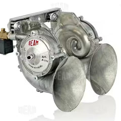 Podwójny sygnał pneumatyczny podkabinowy z elektrozaworami 12V BEAM (stop aluminiowy)