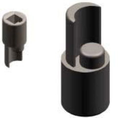 Adapter Dolny FI27 Mosiądz Pod Kwadrat Image 1