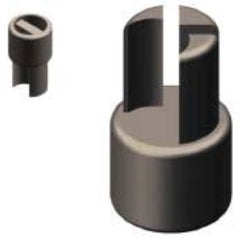 Adapter Dolny FI34 Mosiądz Image 1