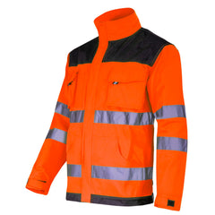BLUZA OSTRZEG. CZARNO-POMARAŃCZOWA, "S", CE, LAHTI Image 1