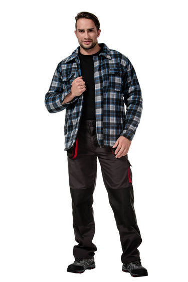 BLUZA POLAR. OCIEPLANA SZARO-NIEBIESKA, CE, LAHTI Image 7