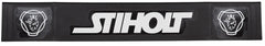 Chlapacz 25cm x 380 cm Scania Stiholt - czarny, białe logo i napis Image 1
