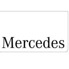 Chlapacz (600x350mm) - czarny napis "MERCEDES" Image 1