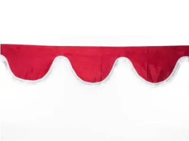 Falbana na przednią szybe 255cm Czerwień Image 1